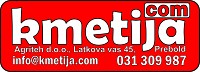 Logo: Agriteh d.o.o. www.kmetija.com 031309987