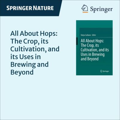 Zaslonski posnetek pratnice knjige All about hops